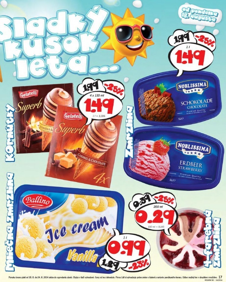 let�k Lidl let�k - bombastick� ceny strana 17