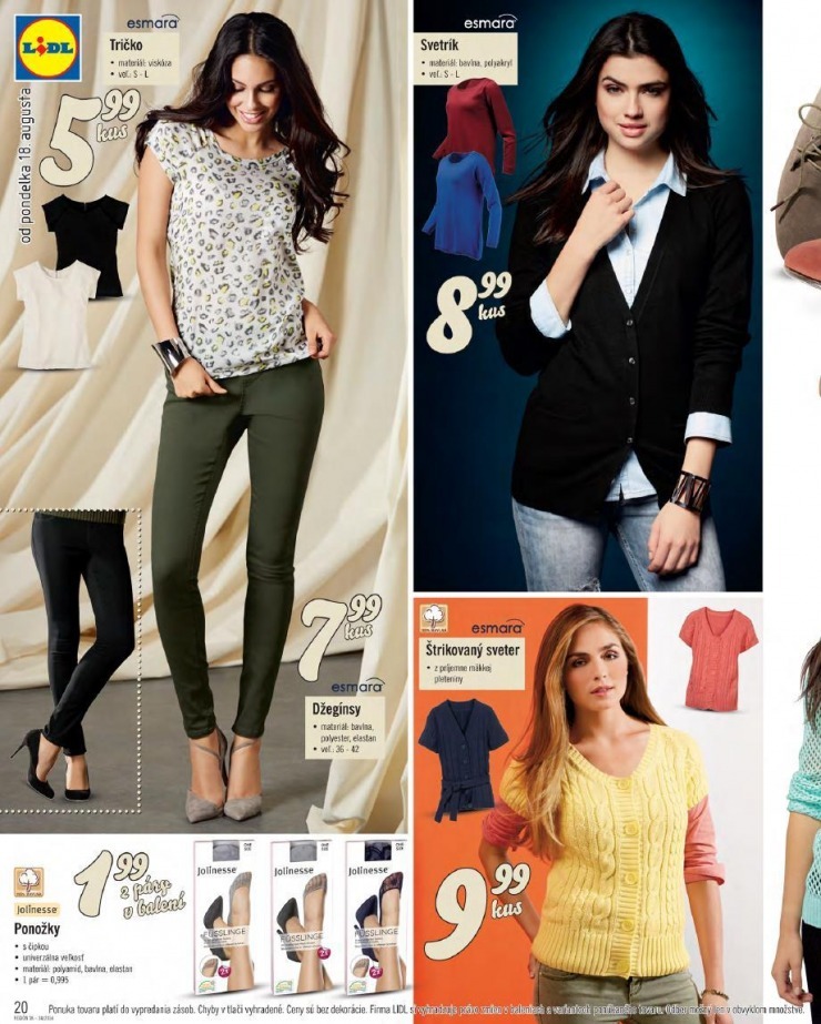 let�k Lidl let�k - bombastick� ceny strana 20