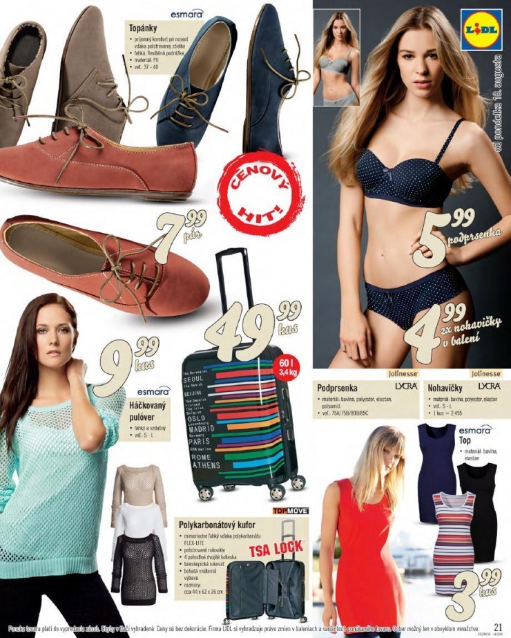 let�k Lidl let�k - bombastick� ceny strana 21