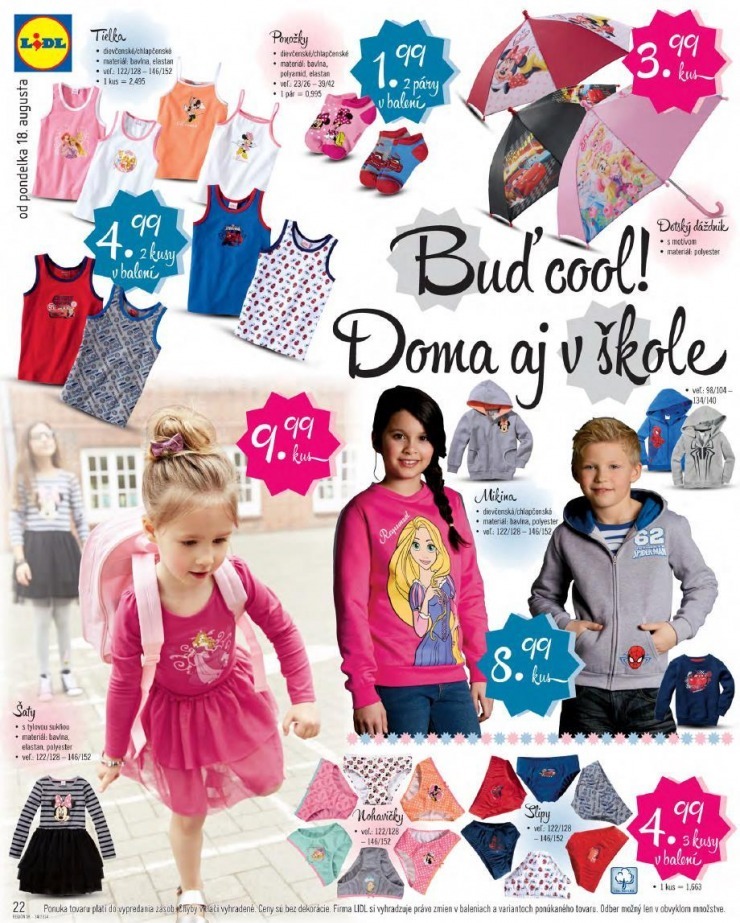 let�k Lidl let�k - bombastick� ceny strana 22