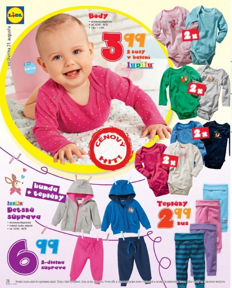let�k Lidl let�k - bombastick� ceny strana 28