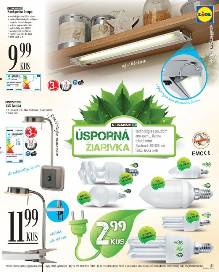 let�k Lidl let�k - bombastick� ceny strana 35