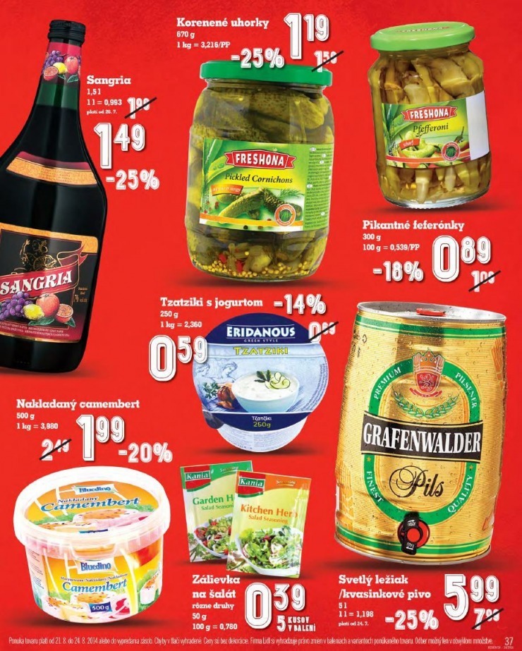 let�k Lidl let�k - bombastick� ceny strana 37