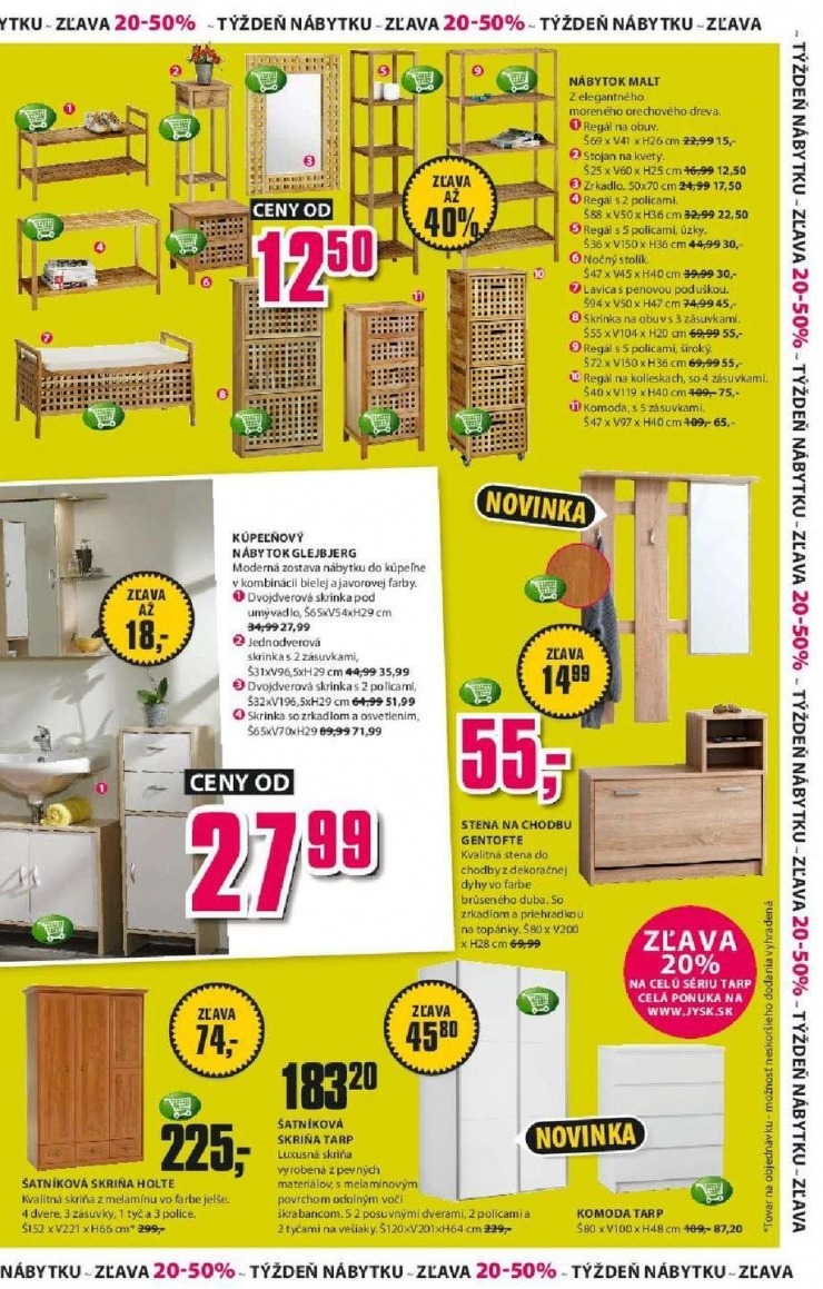 let�k mimoriadn� ponuka Jysk strana 3