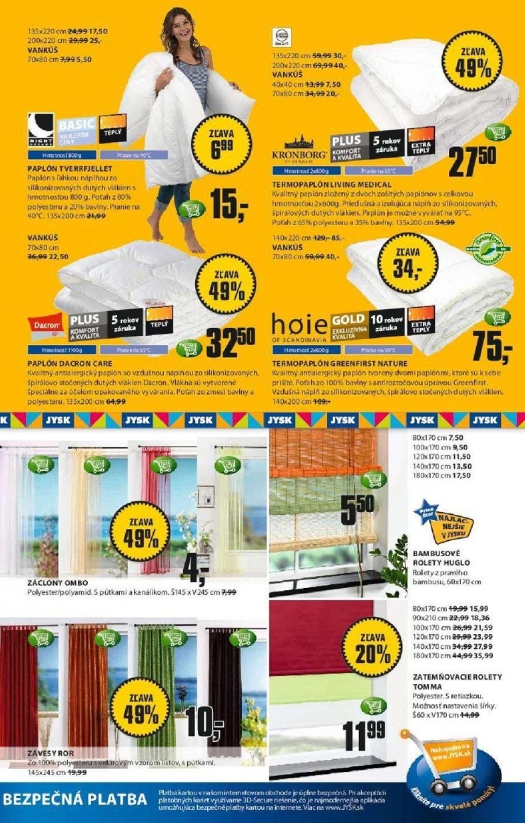 let�k mimoriadn� ponuka Jysk strana 10