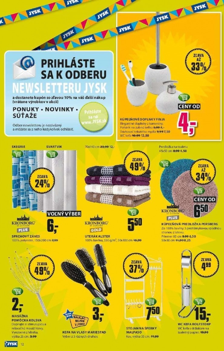 let�k mimoriadn� ponuka Jysk strana 12