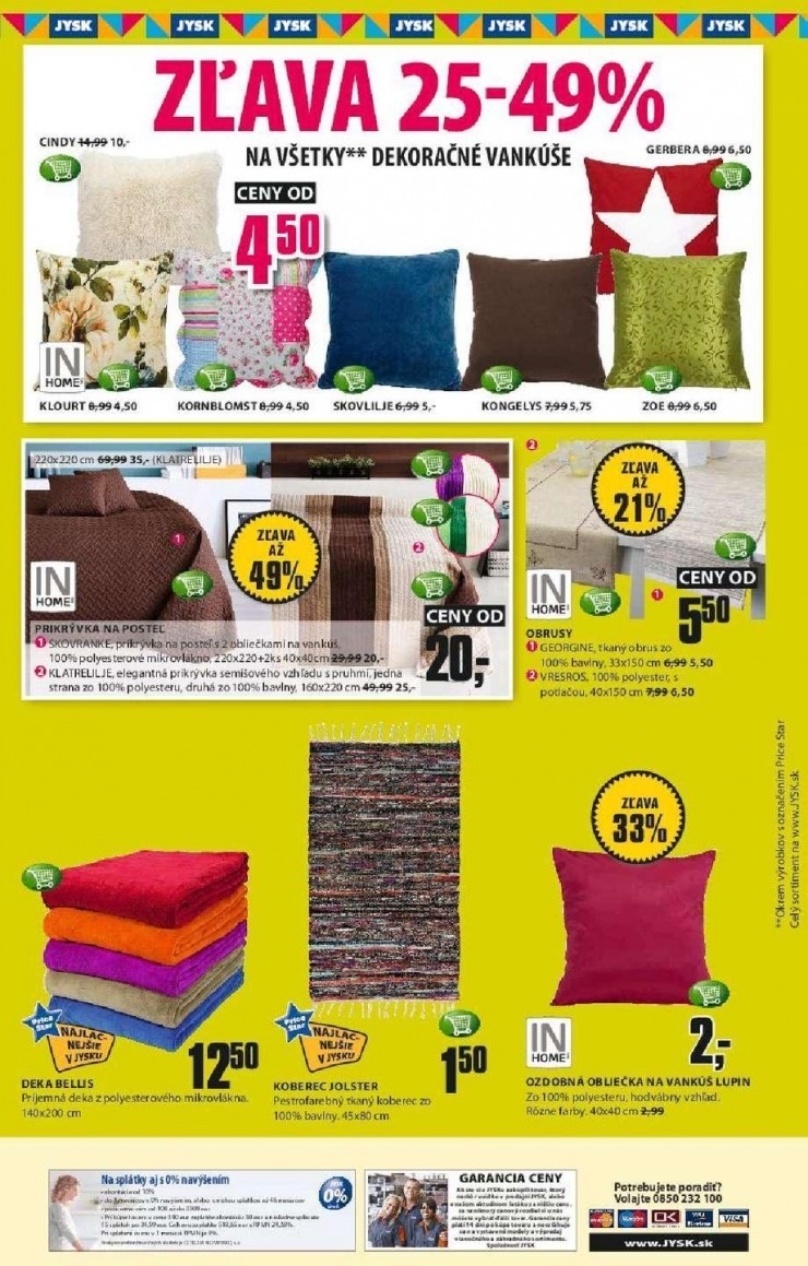 let�k mimoriadn� ponuka Jysk strana 15