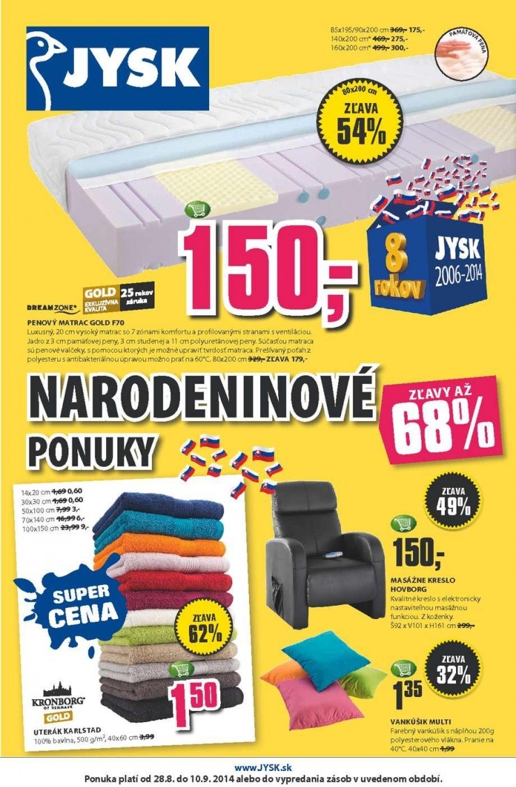 let�k Jysk let�k - narodeninov� ponuky strana 1