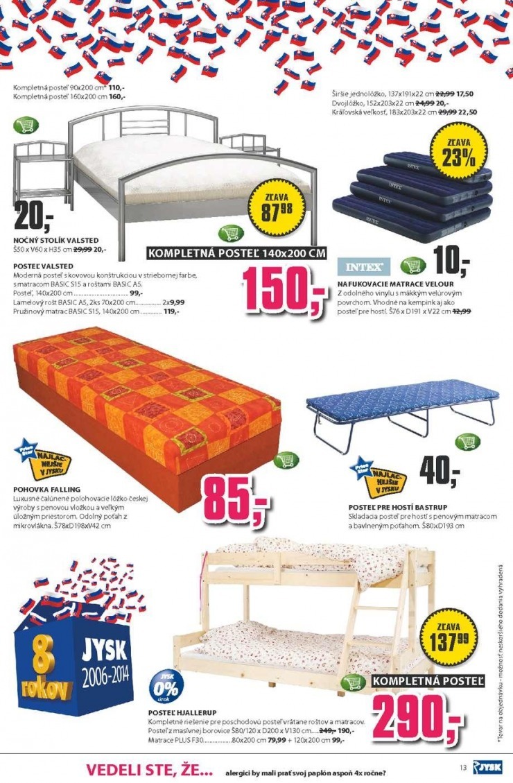 let�k Jysk let�k - narodeninov� ponuky strana 13