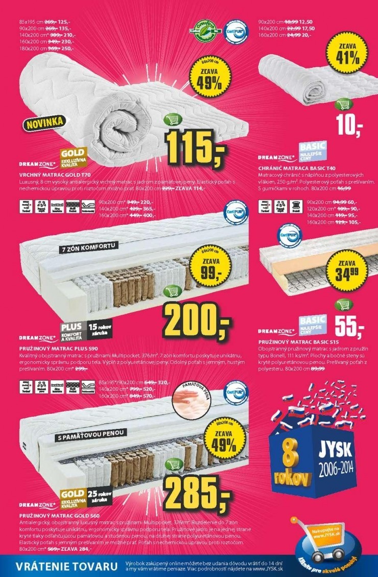 let�k Jysk let�k - narodeninov� ponuky strana 16