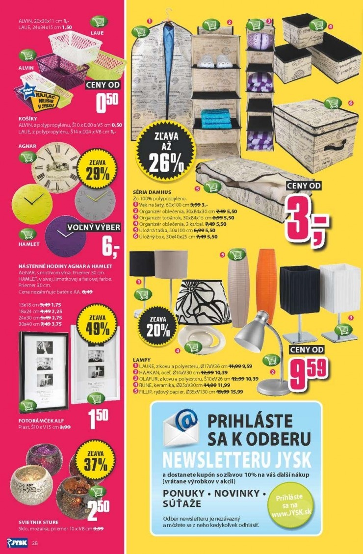 let�k Jysk let�k - narodeninov� ponuky strana 28