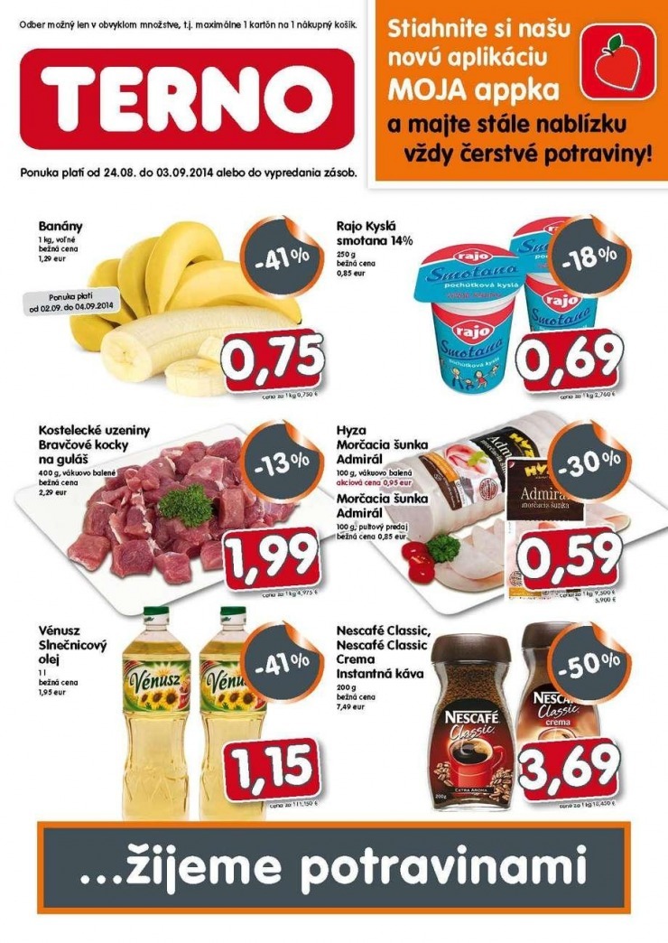let�k �peci�lna ponuka TERNO strana 1