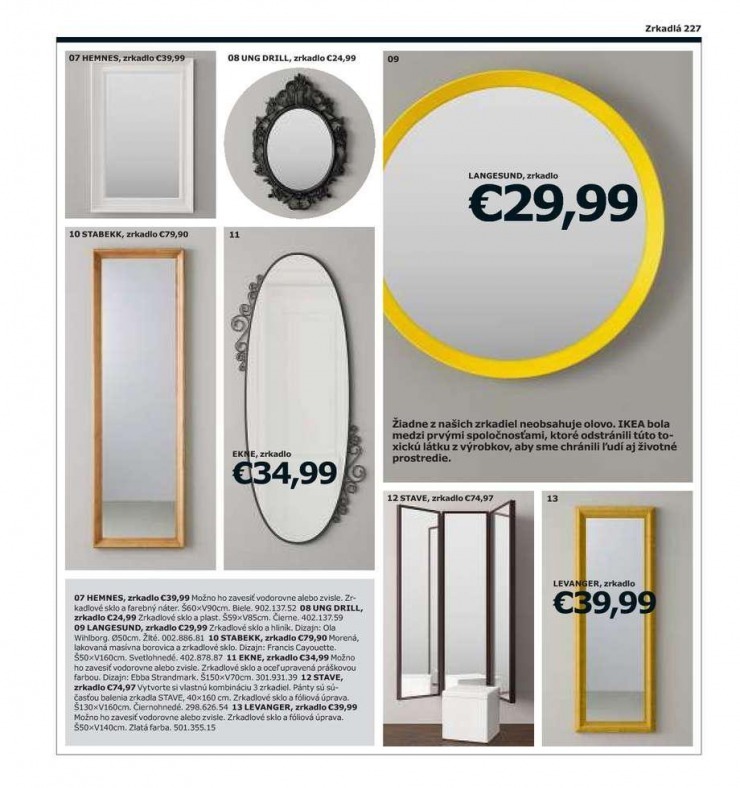 let�k ak�n� katal�g Ikea 2015 strana 227
