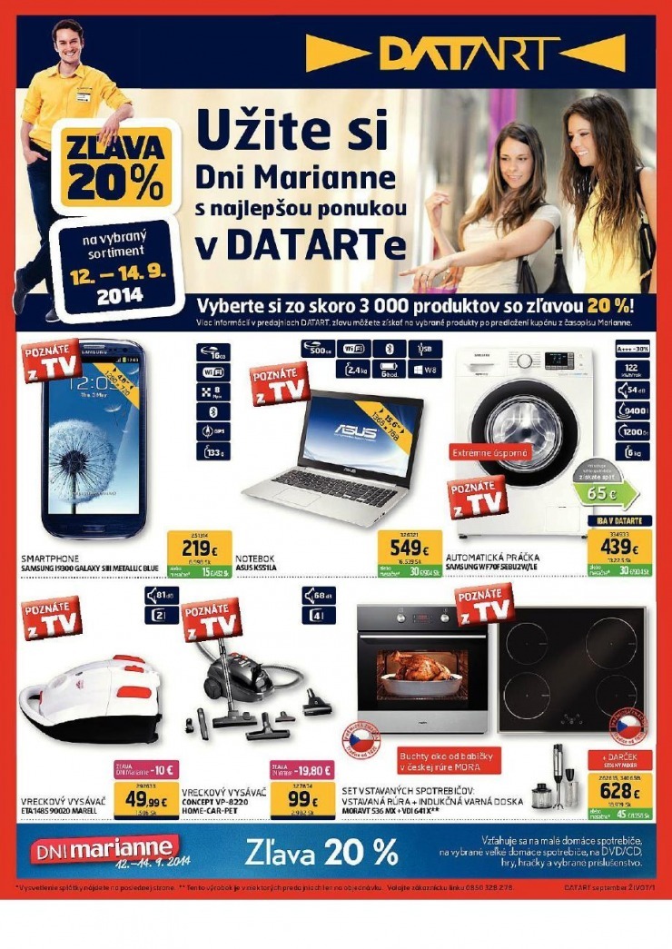 let�k �peci�lny let�k Datart strana 1