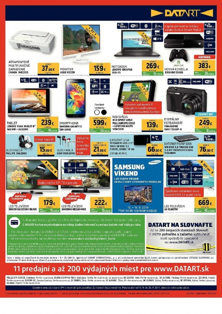 let�k �peci�lny let�k Datart strana 4