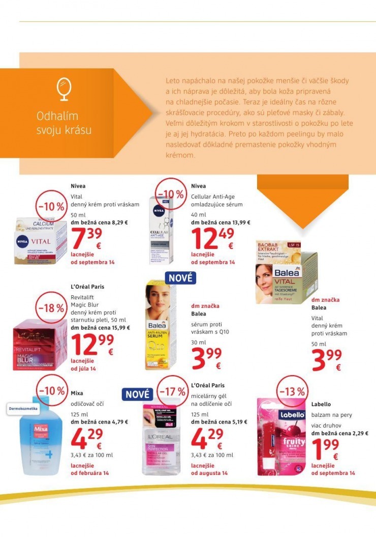 let�k dm drogerie aktu�lny let�k strana 4