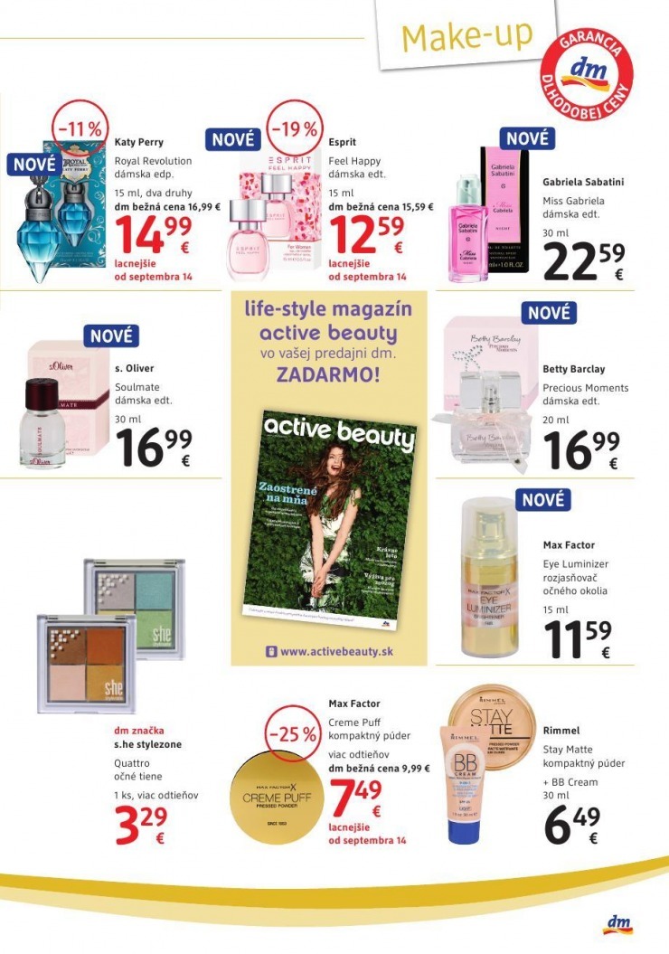 let�k dm drogerie aktu�lny let�k strana 9