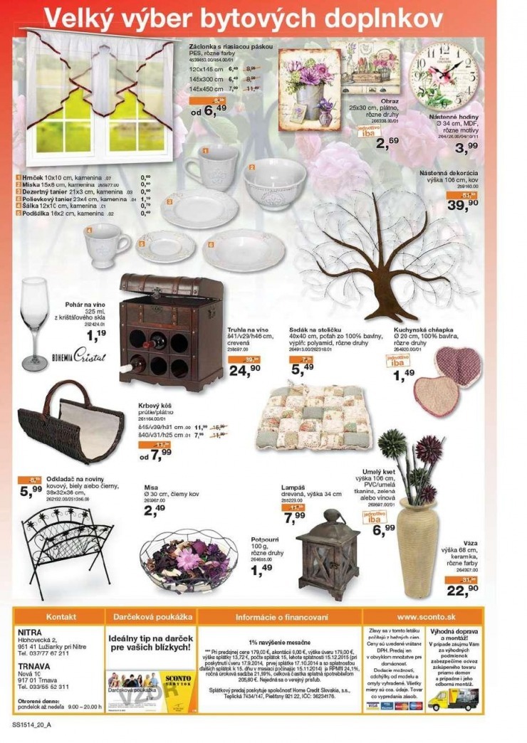 let�k aktu�lny let�k Sconto n�bytok strana 20