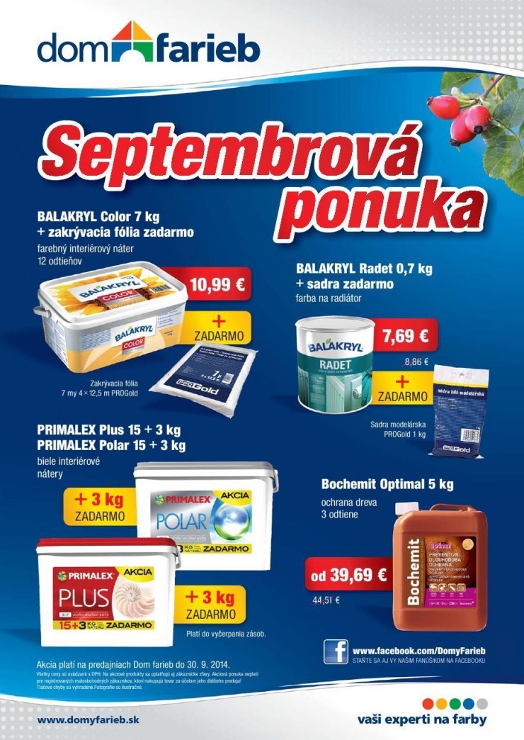 let�k let�k Dom farieb - septembrov� ponuka strana 1