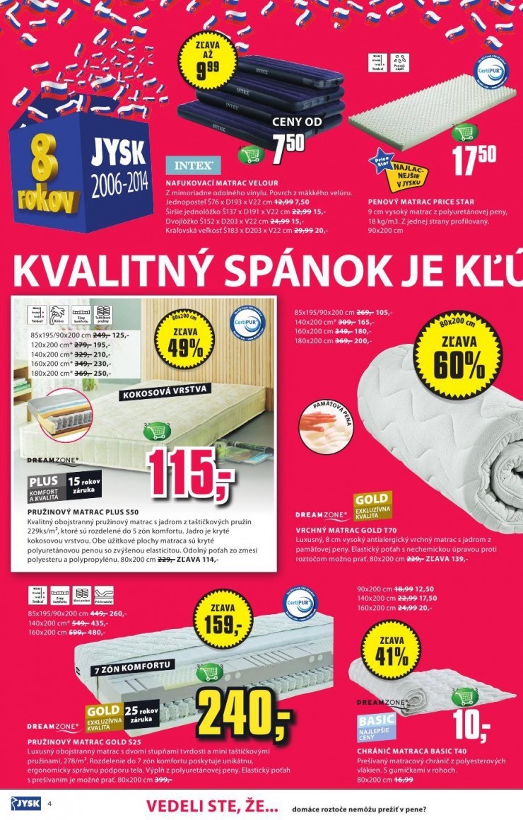 let�k extra ponuka Jysk strana 4