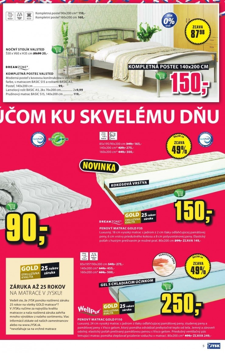 let�k extra ponuka Jysk strana 5