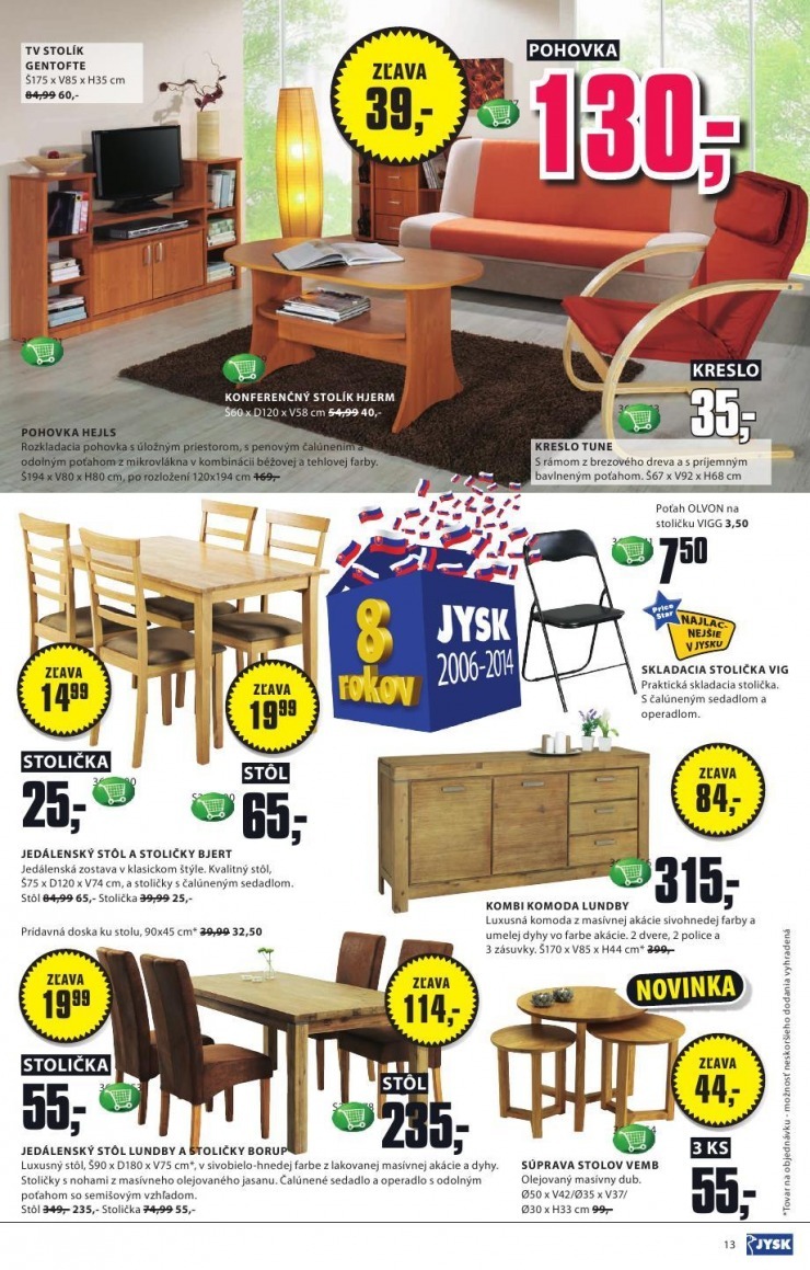 let�k extra ponuka Jysk strana 13