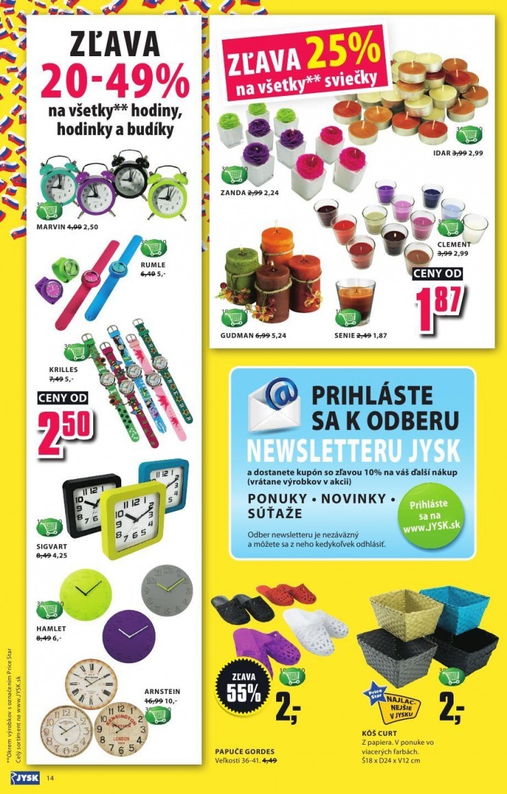 let�k extra ponuka Jysk strana 14