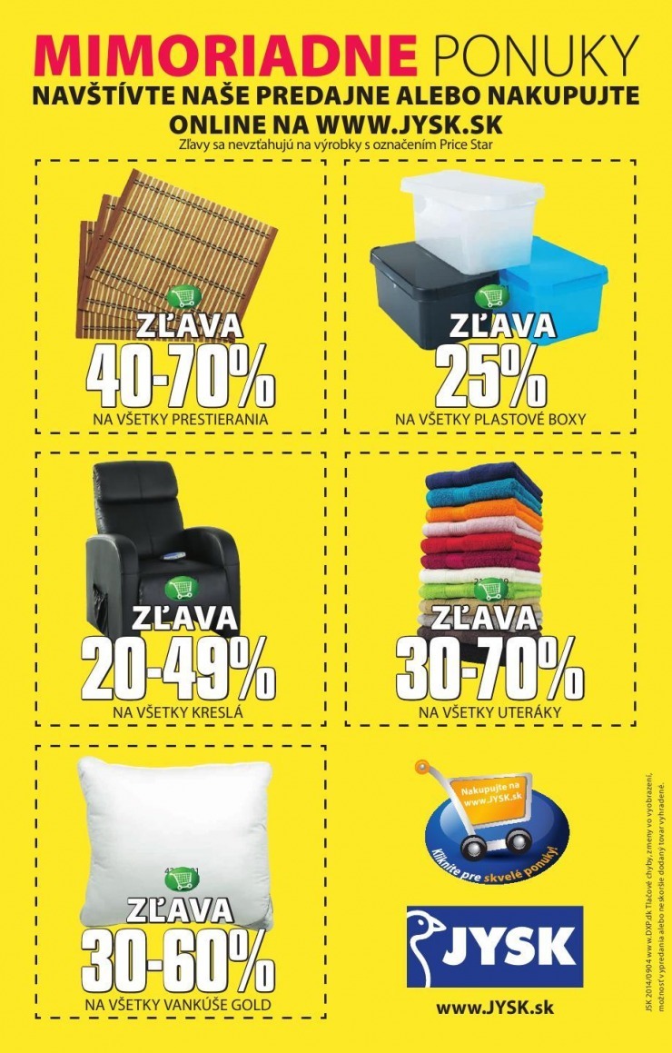 let�k extra ponuka Jysk strana 16