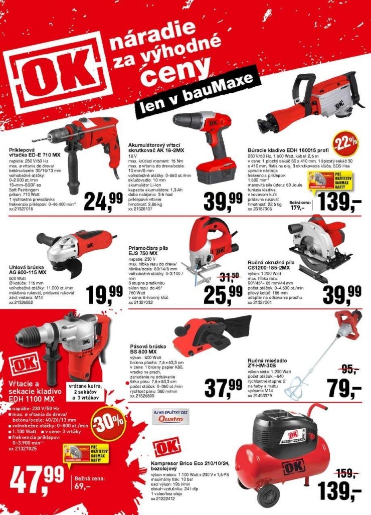 let�k bauMax �peci�lna okt�brov� ponuka strana 22