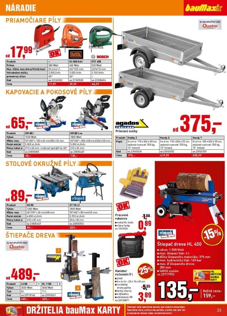 let�k bauMax �peci�lna okt�brov� ponuka strana 23
