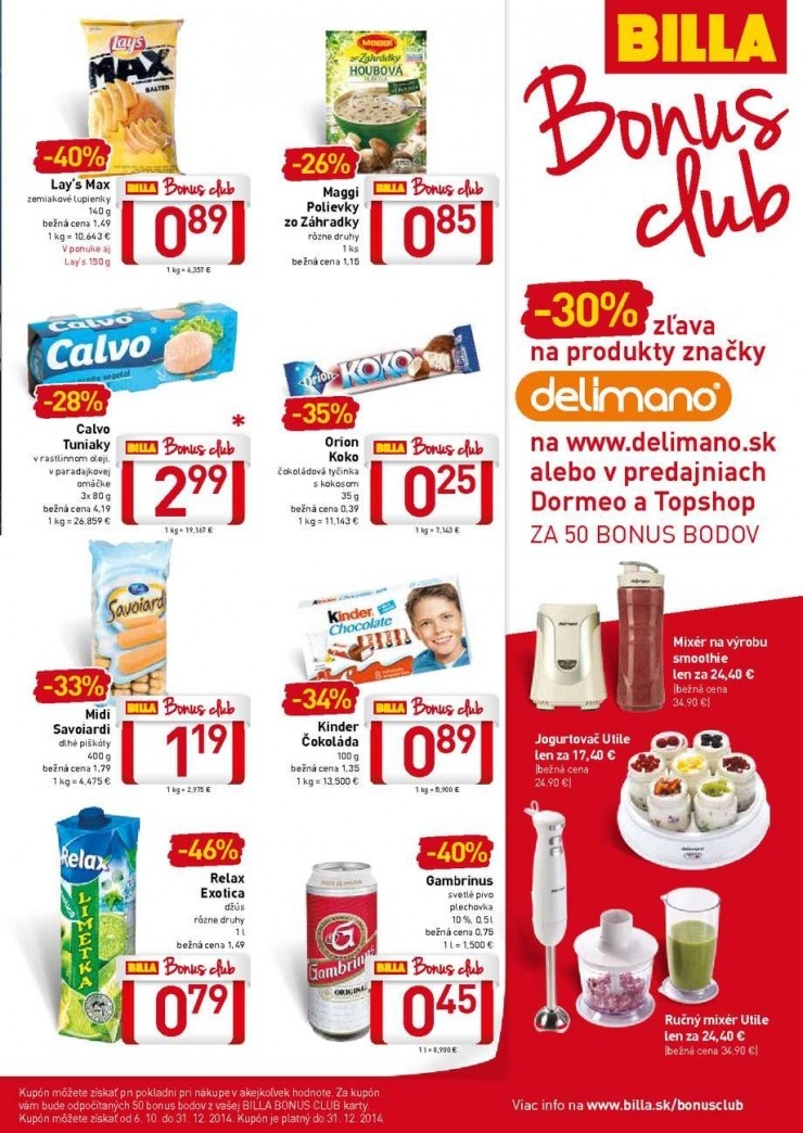 let�k extra ponuka Billa strana 9