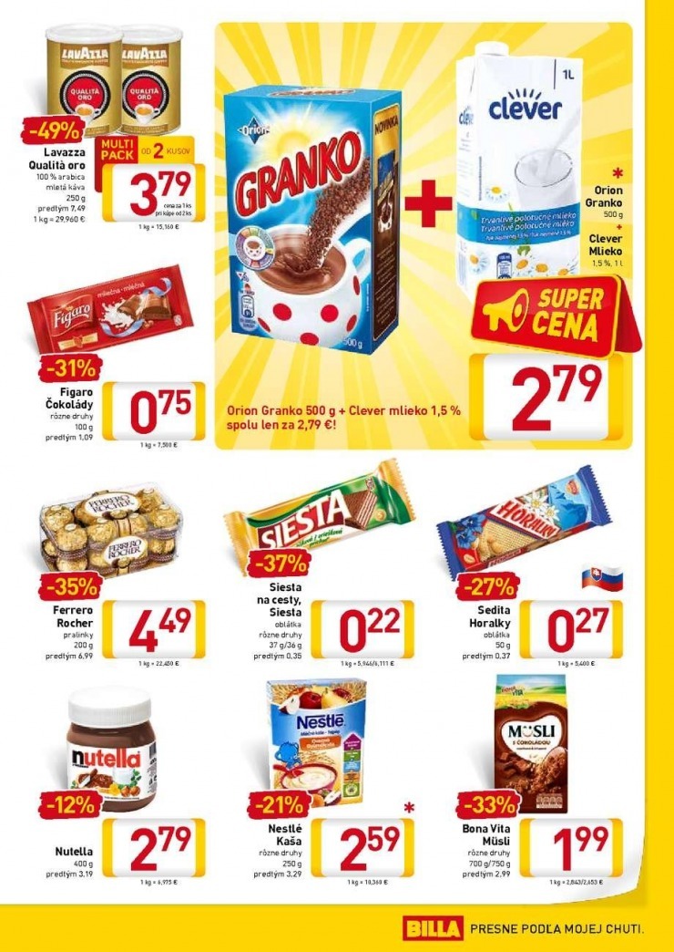 let�k extra ponuka Billa strana 11