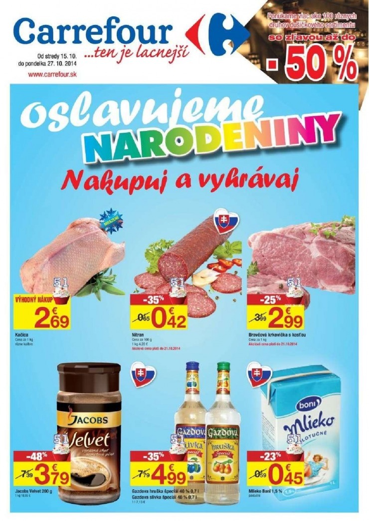 let�k Carrefour let�k - oslavujeme narodeniny strana 1