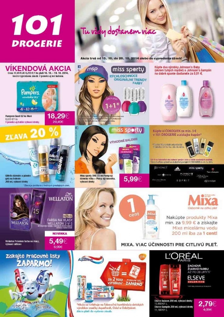 let�k jedine�n� ponuka 101 Drogerie strana 1