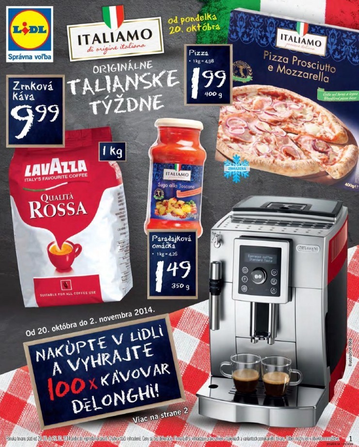 let�k let�k Lidl - Talianske t��dne strana 1