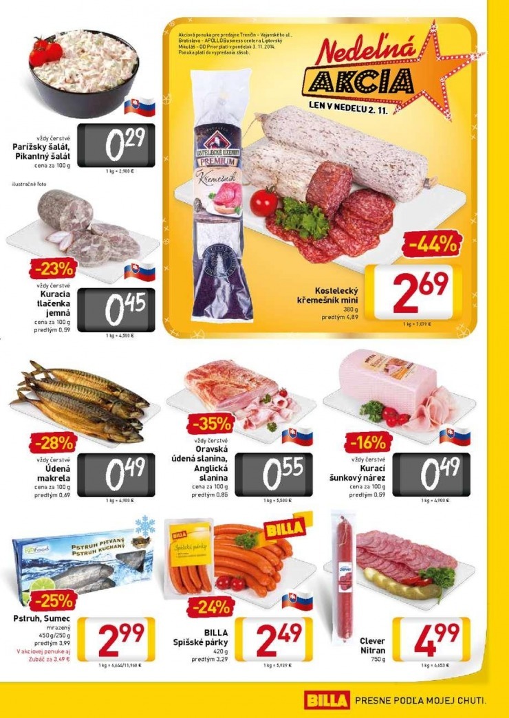 let�k Billa ak�n� let�k strana 3