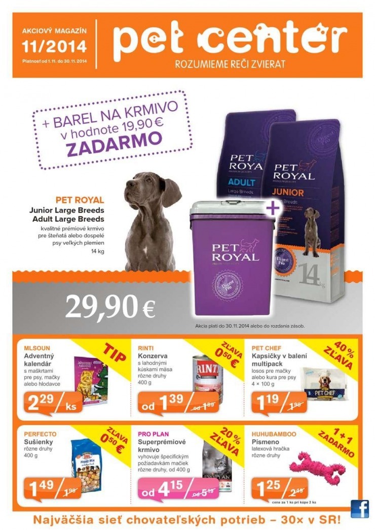 let�k �peci�lny let�k Pet Center strana 1