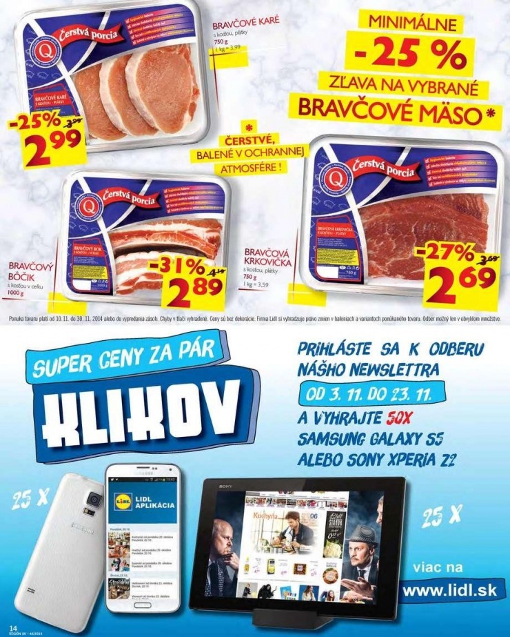 let�k ak�n� let�k Lidl - bombastick� ceny strana 14