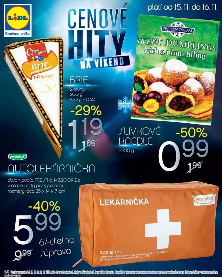 let�k ak�n� let�k Lidl - bombastick� ceny strana 40