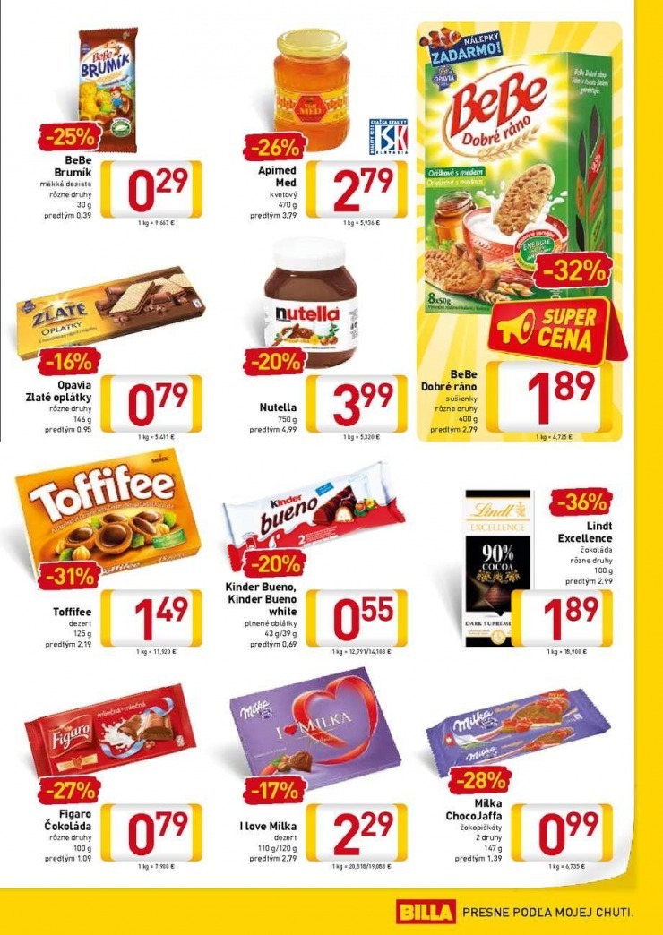 let�k aktu�lny let�k Billa strana 9