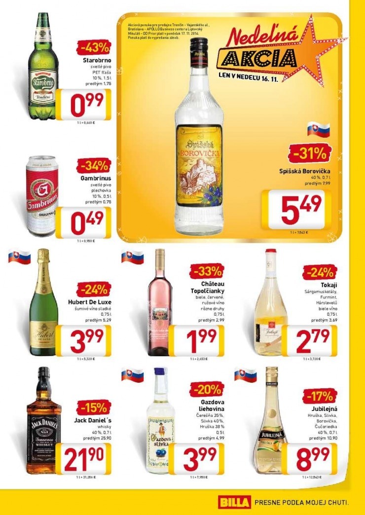 let�k aktu�lny let�k Billa strana 11