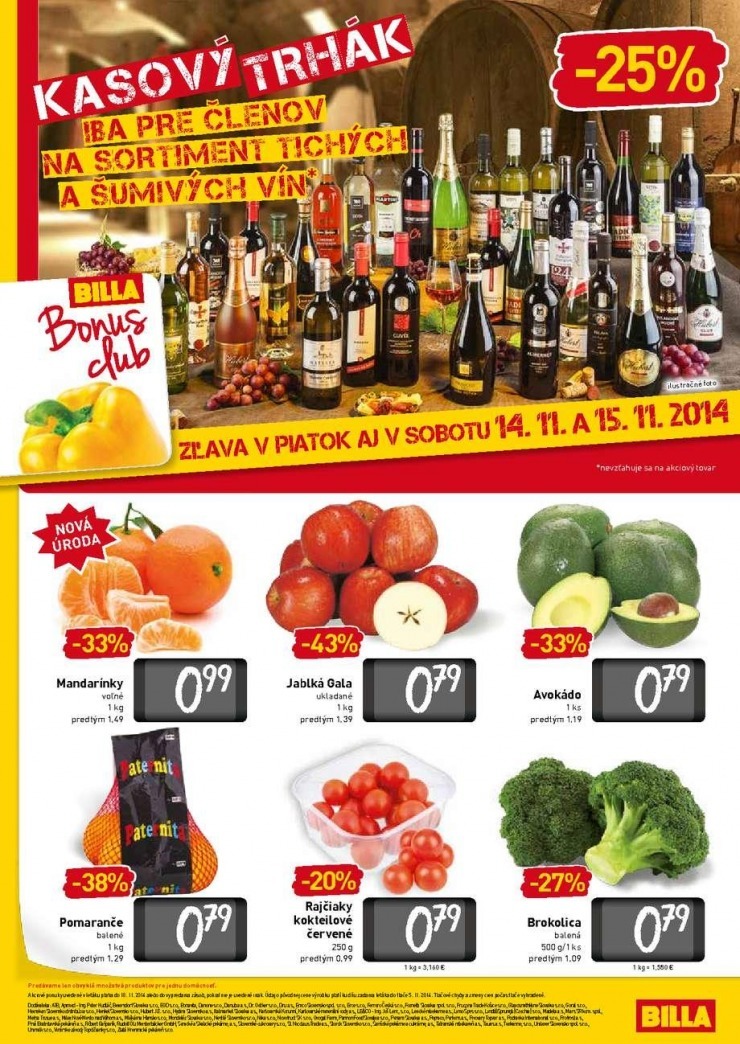 let�k aktu�lny let�k Billa strana 14