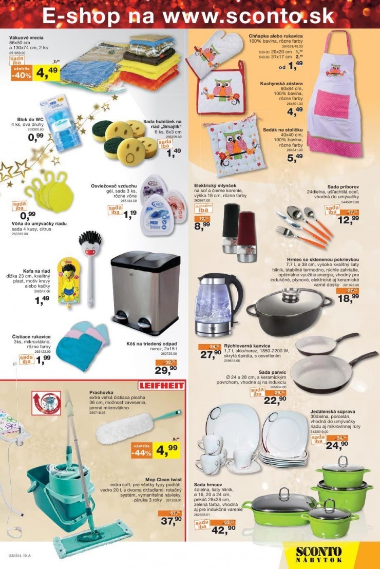 let�k akciov� let�k Sconto n�bytok strana 19