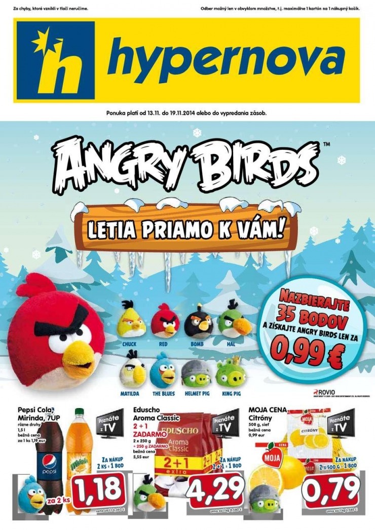 let�k extra let�k Hypernova - Angry Birds strana 1