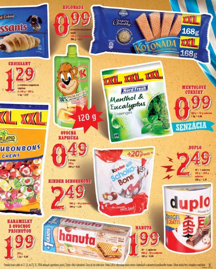 let�k Lidl let�k - hviezdy t��d�a XXL strana 9