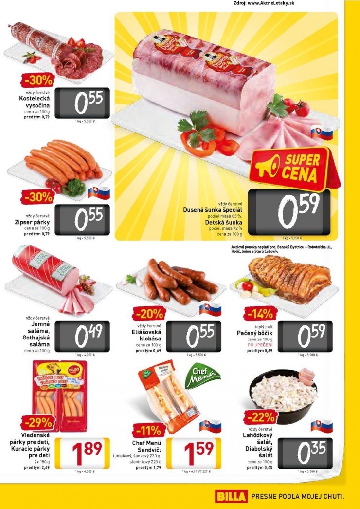 let�k extra let�k Billa strana 9