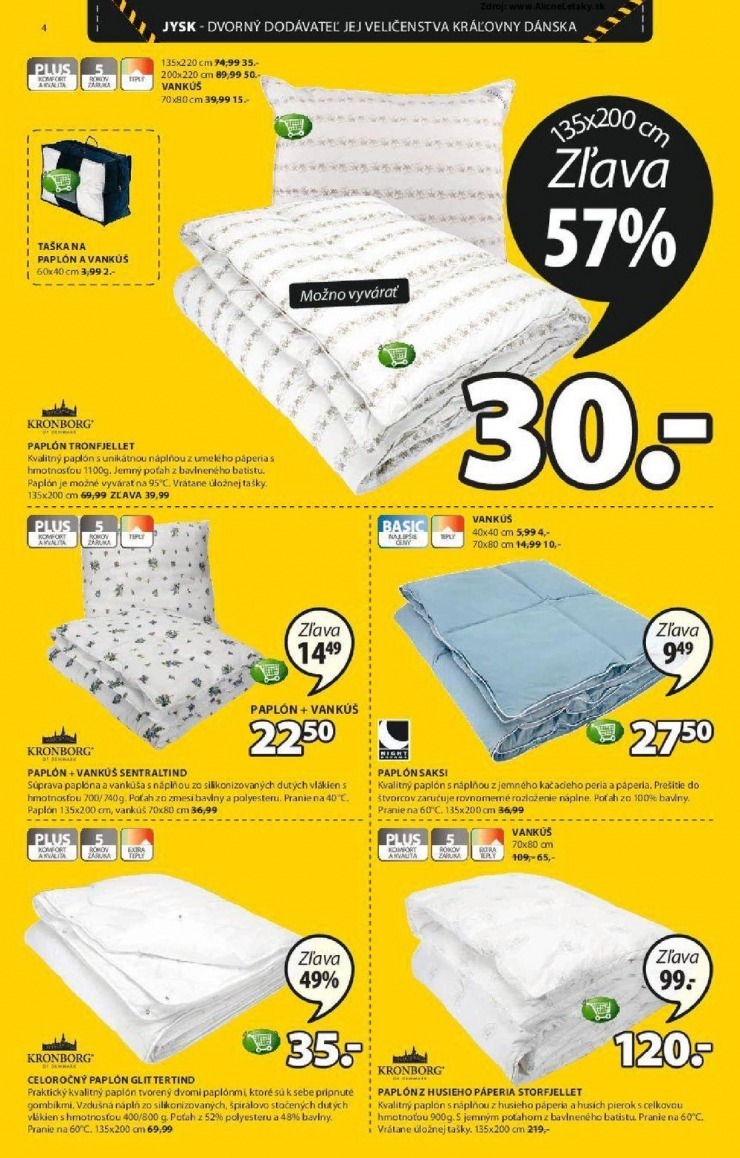 let�k ak�n� ponuka Jysk strana 4