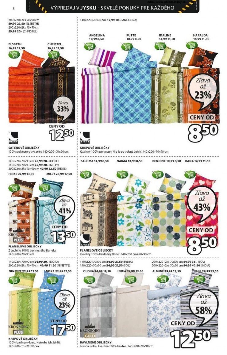 let�k ak�n� ponuka Jysk strana 8