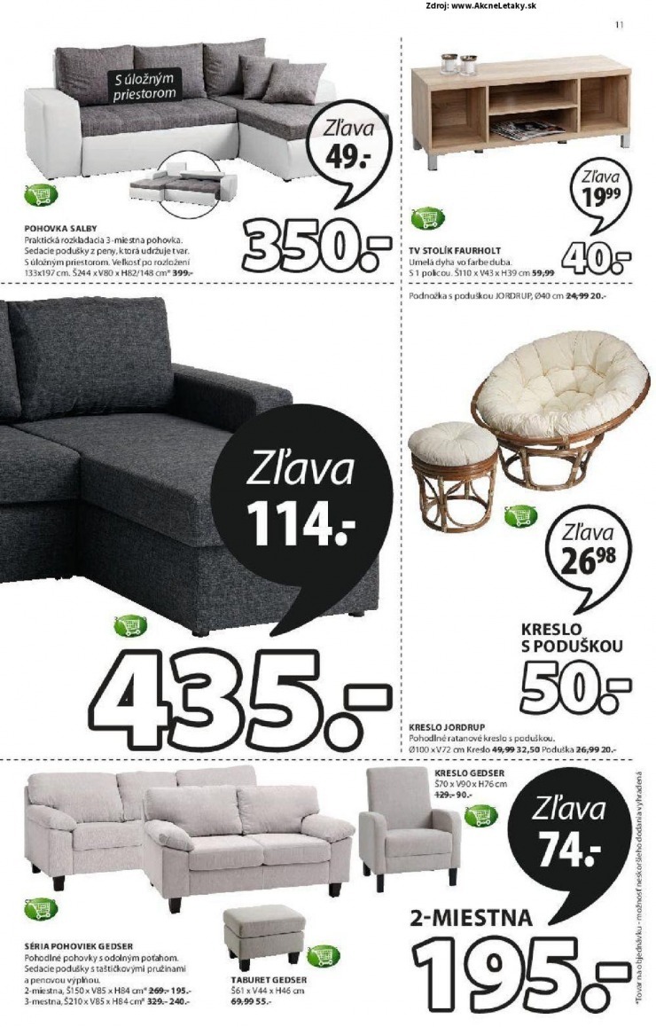 let�k ak�n� ponuka Jysk strana 11