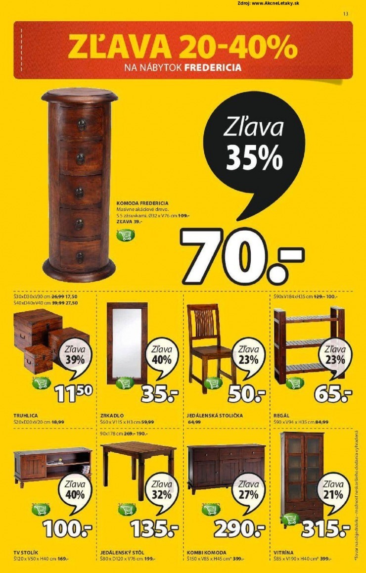 let�k ak�n� ponuka Jysk strana 13